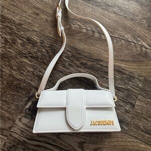 Jacquemus White Leather Crossbody Bag
